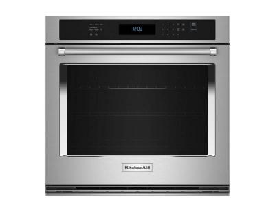 30" KitchenAid Single Wall Oven with Air Fry Mode - KOES530PSS