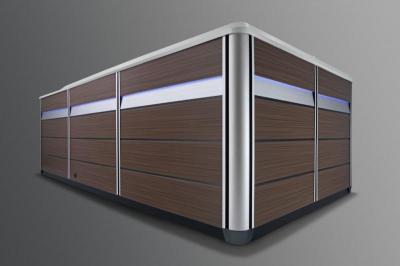 Endless Pools E Series Fitness Systems Swim Spa in Mocha Cabinet with Entertainment System - 911908059102-23