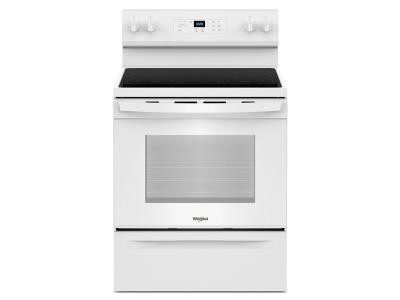 30" Whirlpool Freestanding Electric Range with Self Steam - YWFES3530RW
