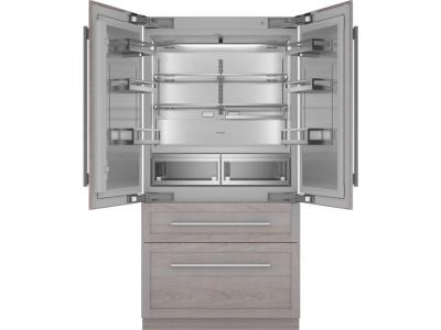 42" Thermador Freedom Built-in French Door Bottom Freezer Panel Ready - T42IT100NP