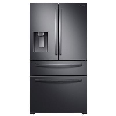 36" Samsung 22.6 Cu. Ft. Counter Depth French Door With Twin Cooling Plus In Black Stainless Steel - RF24R7201SG/AA