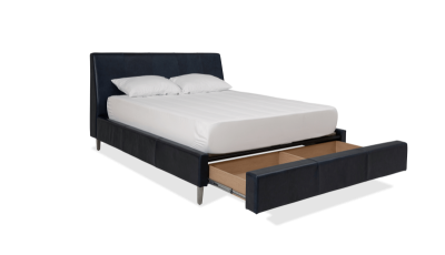 Palliser Complete King Bed with Drawer Storage - Prairie Drawer Storage (K)