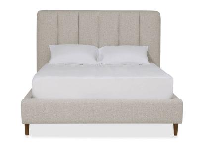 Palliser Verttia Bed Complete Queen Bed with Rails Footboard and Wood Slats - Verttia Bed (K)