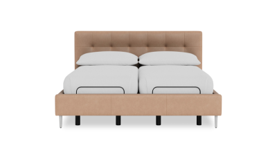 Palliser 44" Complete Split Cal King Bed with Rails Footboard and Adjustable Platform - Ridge Adjustable Split (CK)