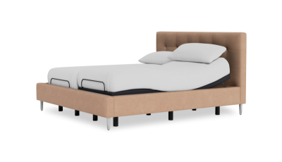 Palliser 44" Complete Split Cal King Bed with Rails Footboard and Adjustable Platform - Ridge Adjustable Split (CK)