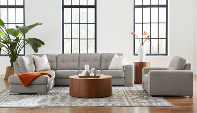 Palliser Leather Pachuca 3-Seater Chaise Sectional