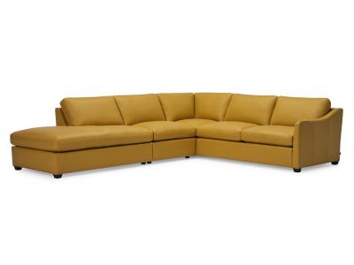 Palliser Madison Modern English 4-Seat Corner Curve Sectional