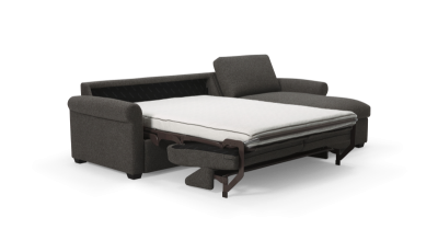 Palliser Madison Sleep Roll Arm Chaise Double Sleeper Sectional