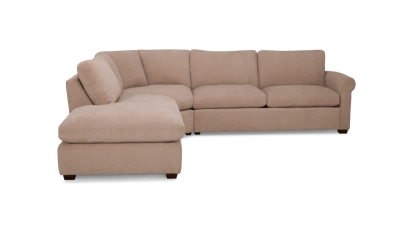 Palliser Madison Roll Arm 4-Seater Corner Curve Sectional - Madison Roll Arm Sectionals