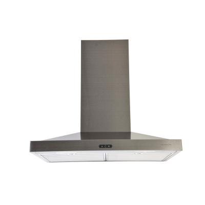 Venmar 600 CFM, 30-inch Black Stainless Steel Pyramid Chimney Range Hood - VCS55030BSL