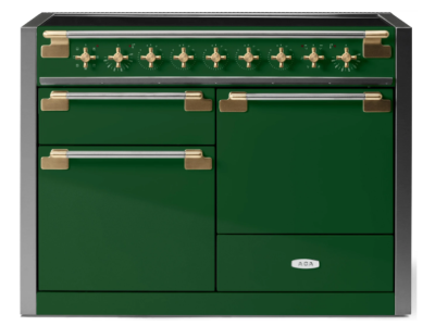 48" AGA Elise Series FreeStanding Induction Range with Brass Accents - AEL481INABCWG