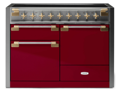 48" AGA Elise Series FreeStanding Induction Range with Brass Accents - AEL481INABCNB