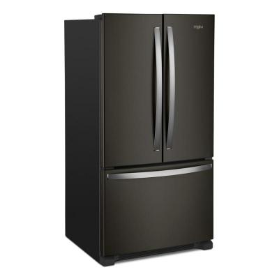 36" Whirlpool 20 Cu. Ft. French Door Bottom Mount Counter Depth Refrigerator - WRFC2036RV