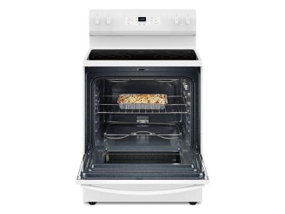 30" Whirlpool 5.3 Cu. Ft. Freestanding Electric Range with Steam Clean - YWFES3330RW