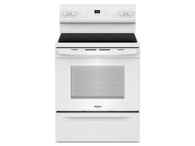 30" Whirlpool Freestanding Electric Range with 4 Elements - YWFES3530RW