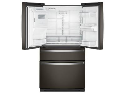 36" Whirlpool 26 Cu. Ft. Wide 4 Door Refrigerator with Prep and Store Bins - WRMF7736PV