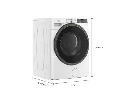 27" Whirlpool 5.2 Cu. Ft. Front Load Washer with WiFi Connectivity - WFW5720RW