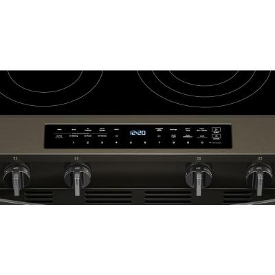 30" Whirlpool Smart Slide in Electric Range with Air Cooking Technology - YWSES7530RV