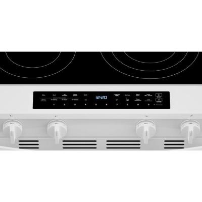 30" Whirlpool Smart Slide in Electric Range with Air Cooking Technology - YWSES7530RW