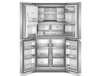 36" Whirlpool Counter Depth 4 Door Refrigerator with Ice Maker in Door - WRQC7836RZ