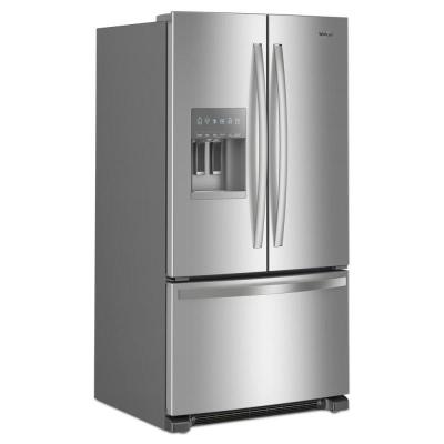 36" Whirlpool 25.2 Cu. Ft. French Door Bottom Mount Refrigerator - WRFF3436RZ