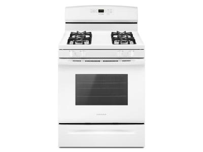 30" Amana 5.0 Cu. Ft. Gas Range With Self-Clean Option - AGR6603SFW