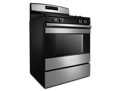 30" Amana 5.0 Cu. Ft. Gas Range With Self-Clean Option - AGR6603SFW