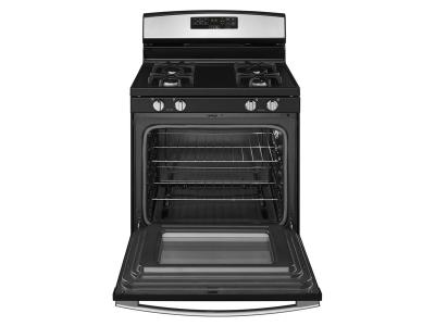 30" Amana 5.0 Cu. Ft. Gas Range With Self-Clean Option - AGR6603SFW