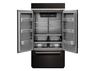 42" KitchenAid 24.2 Cu. Ft. Built-In Stainless French Door Refrigerator With Platinum Interior Design - KBFN502EBS