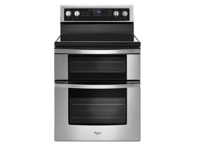 30" Whirlpool 6.7 Cu. Ft. Electric Double Oven Range with True Convection - YWGE745C0FS