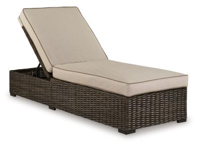 Signature Design by Ashley® Coastline Bay Outdoor Chaise Lounge with Cushion - P784-815