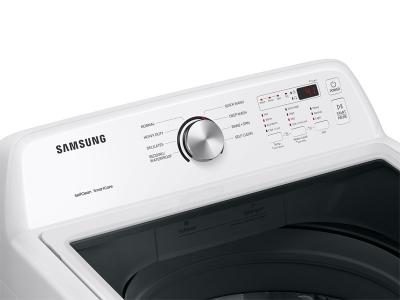 27" Samsung 5.0 Cu. Ft. Top Load Washer With ActiveWave Agitator In White - WA44A3205AW