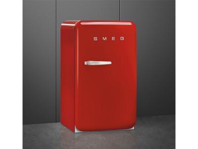 22" SMEG 50's Retro-style Freestanding Compact Refrigerator - FAB10URRD3