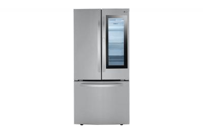 33" LG 25.1 Cu. Ft. InstaView Door-in-Door French Door Refrigerator - LRFES2503S