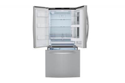 33" LG 25.1 Cu. Ft. InstaView Door-in-Door French Door Refrigerator - LRFES2503S