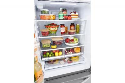 33" LG 25.1 Cu. Ft. InstaView Door-in-Door French Door Refrigerator - LRFES2503S