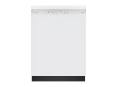 24" Bosch 300 Series Dishwasher in White - SHE41CM2N