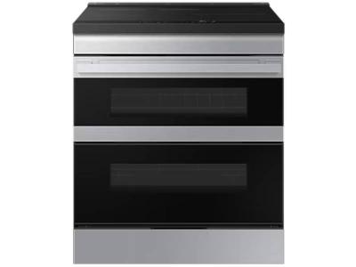 30" Samsung 6.3 cu.ft. Induction Slide-In Dual Door Induction Range - NSI6DG9550SRAC