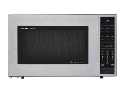 25" Sharp 1.5 Cu. Ft. Carousel Countertop Convection Microwave Oven - SMC1585KS