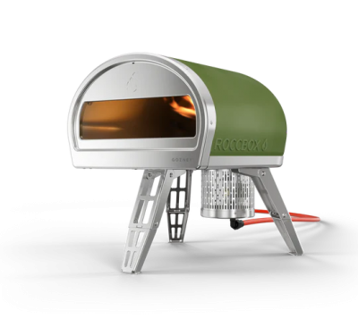 12" Gozney Roccbox Propane Outdoor Pizza Oven in Olive - GRPOLUS1632