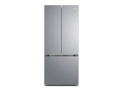 30" Marathon 18 cu.ft. White French Door Bottom Mount Frost Free Refrigerator - MFF180SSFD-1