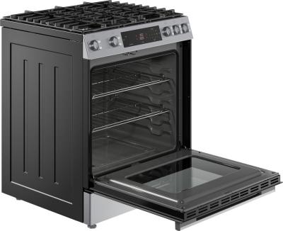 30" Bosch 100 Series Freestanding Gas Range in Stainless Steel - HGF1050MUC