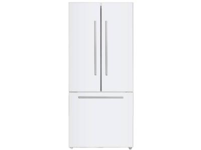 30" Marathon 18 cu.ft. White French Door Bottom Mount Frost Free Refrigerator - MFF180WFD-1