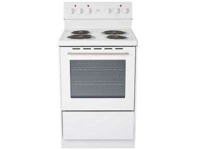 24" Epic  Freestanding  White Electric Coil Range - EER239W-2