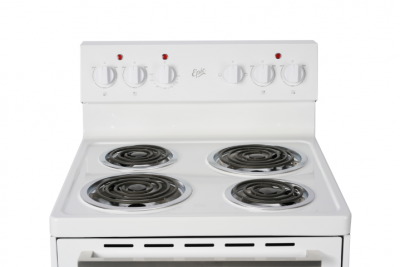 24" Epic  Freestanding  White Electric Coil Range - EER239W-2