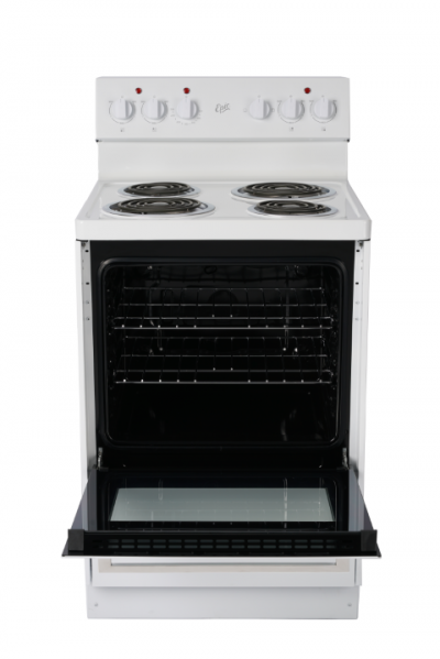 24" Epic  Freestanding  White Electric Coil Range - EER239W-2