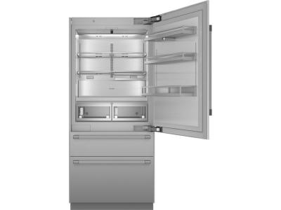 36" Thermador Built-In Bottom Mount Smart Refrigerator Stainless Steel - T36BB120SS