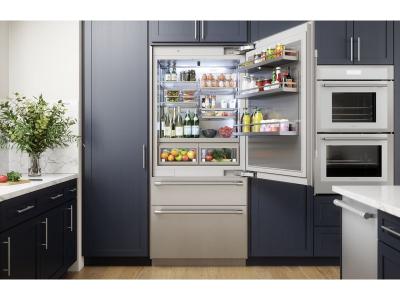 36" Thermador Built-In Bottom Mount Smart Refrigerator Stainless Steel - T36BB120SS