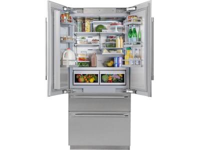 36" Thermador Freedom Built-in French Door Bottom Freezer Professional Stainless Steel - T36BT120NS