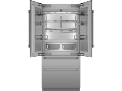 36" Thermador Freedom Built-in French Door Bottom Freezer Professional Stainless Steel - T36BT120NS